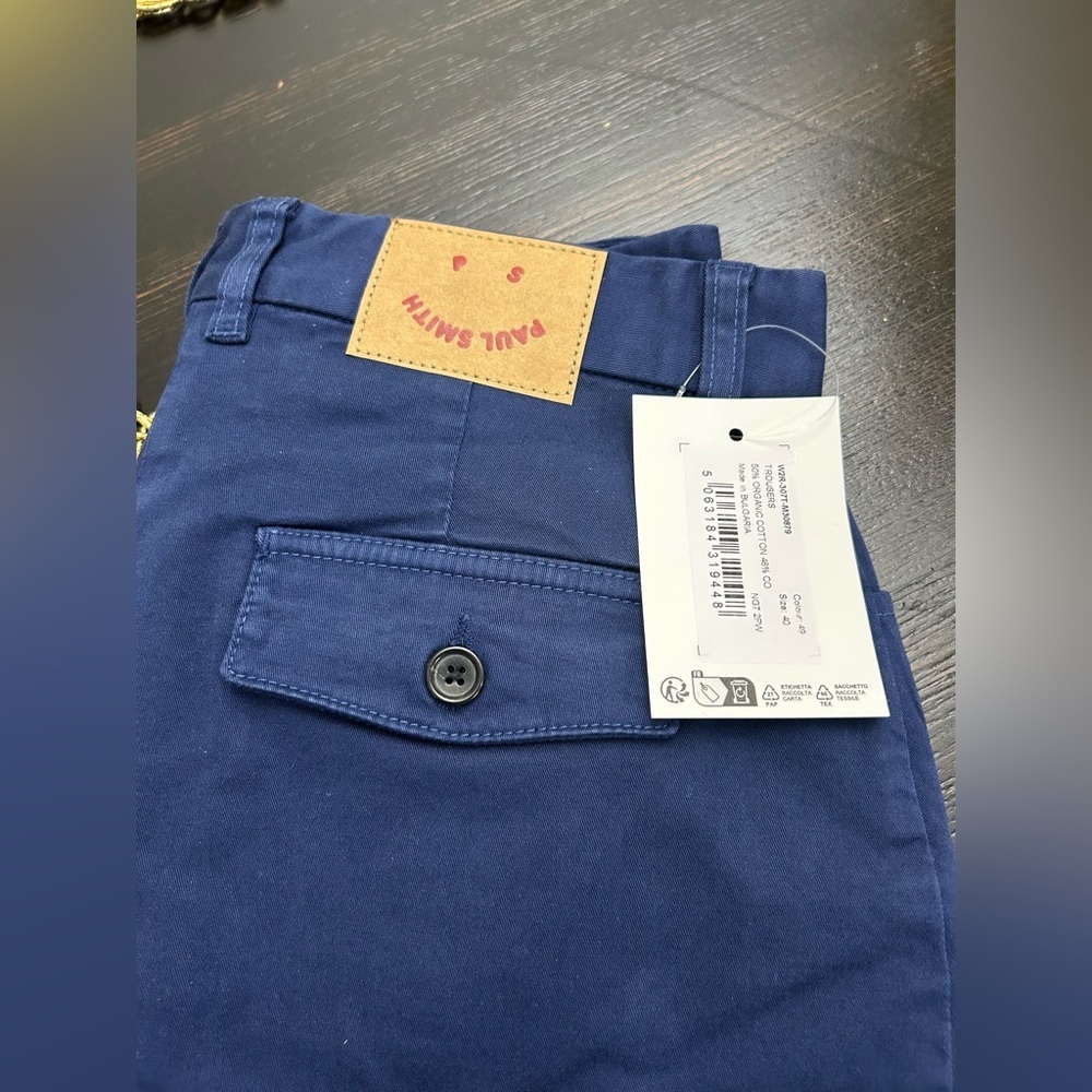 Paul Smith Women's Brown wool cuffed trousers -Size 40 - Picture 5 of 8